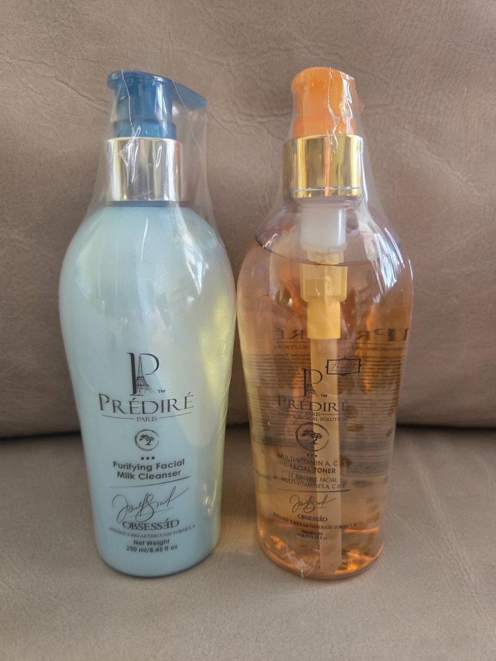 Predire Purifying Facial Milk Cleanser And Multivitamin Toner Set
